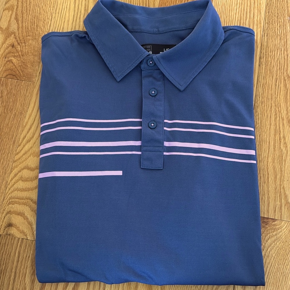☀️3/$15 Hollas Golf Polo Shirt Large
